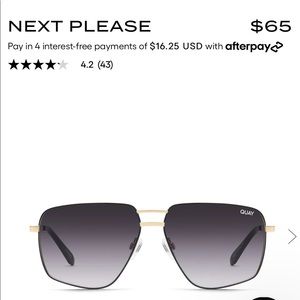 Brand New - Quay Next Please sunglasses
